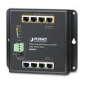 Planet Switch  8-p Gigabit 4xPoE+ Flat/Wall Industri IP30 DIN RPS B120W